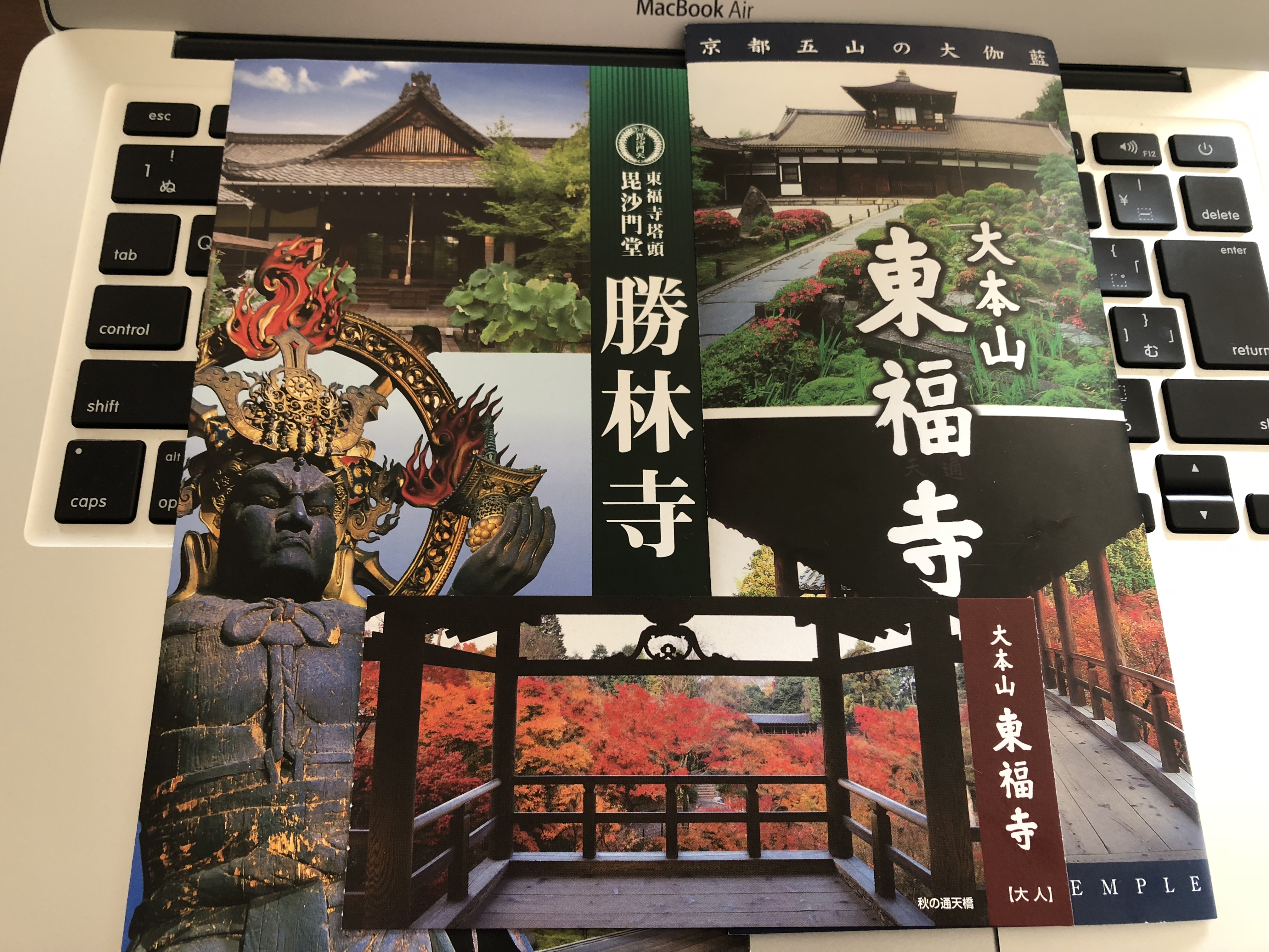 勝林寺と東福寺のパンフレット