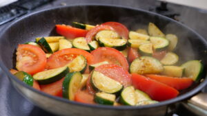 夏野菜の炒め物