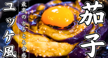 【ヤバイ美味しさ】最高のとろとろ食感。１本から作れる「ナスユッケ」
