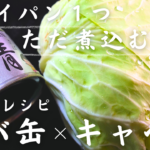 【低糖質×高タンパク】ただ煮込むだけ！サバ缶アレンジレシピ☆