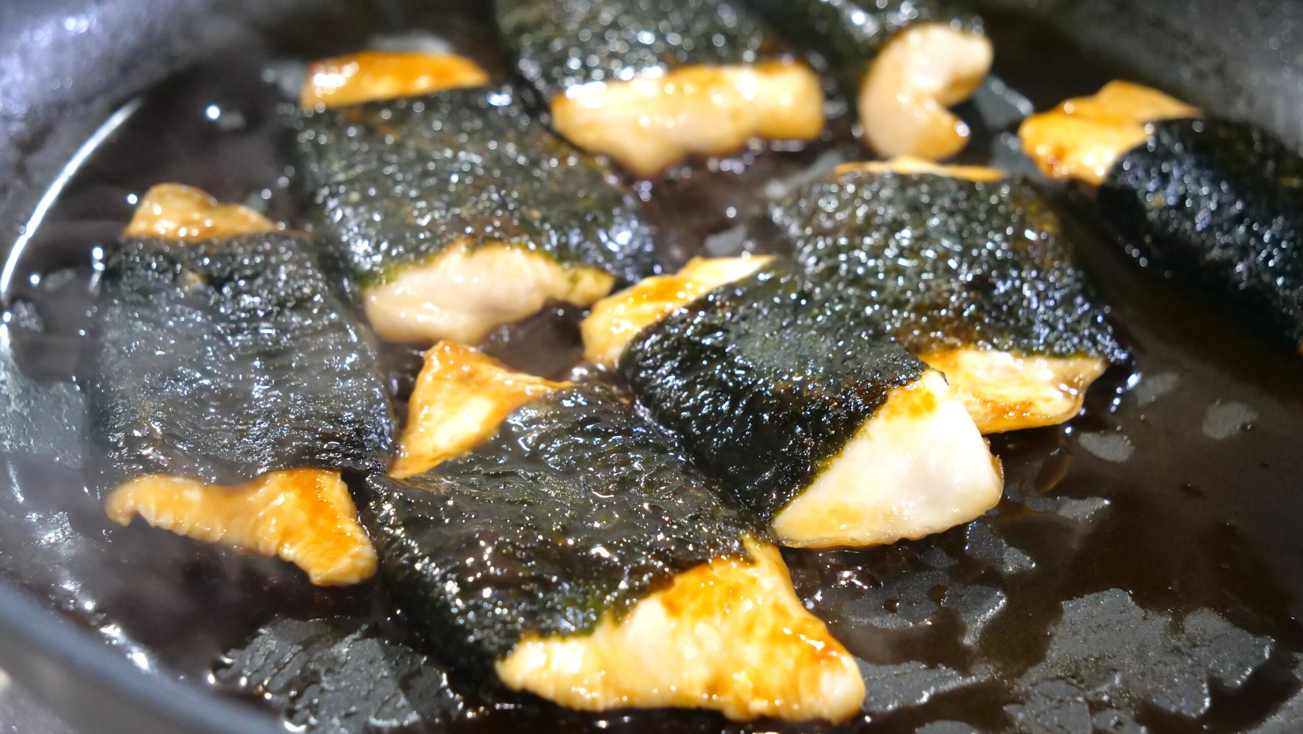 鶏むね肉の磯辺焼き
