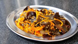 キクラゲと人参の中華炒め