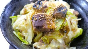 サバとキャベツの柚子胡椒煮込み