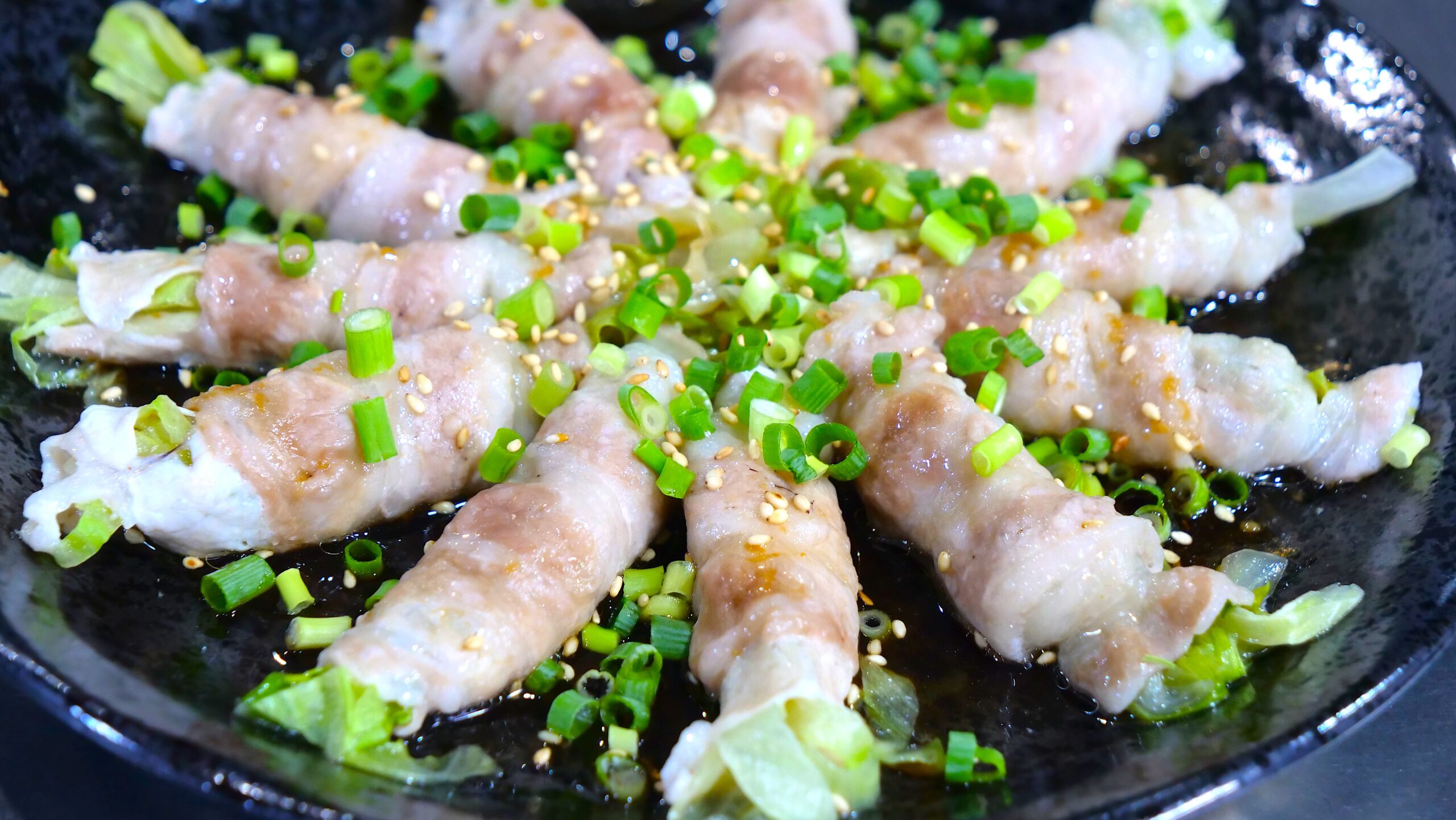 レタスの肉巻き