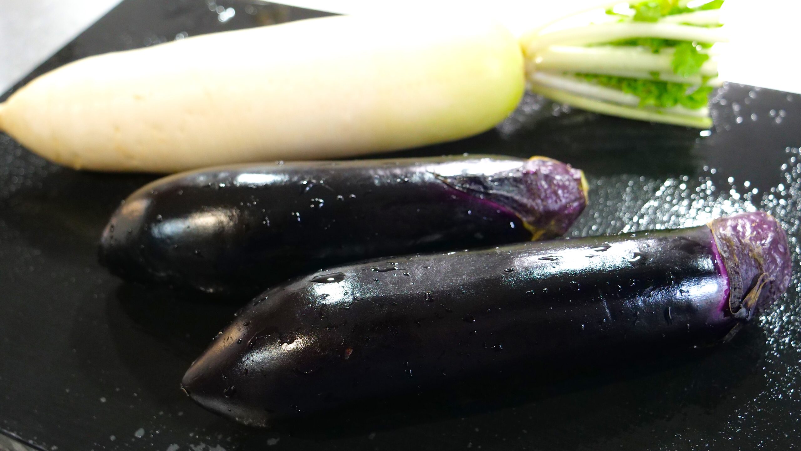 茄子と大根の写真