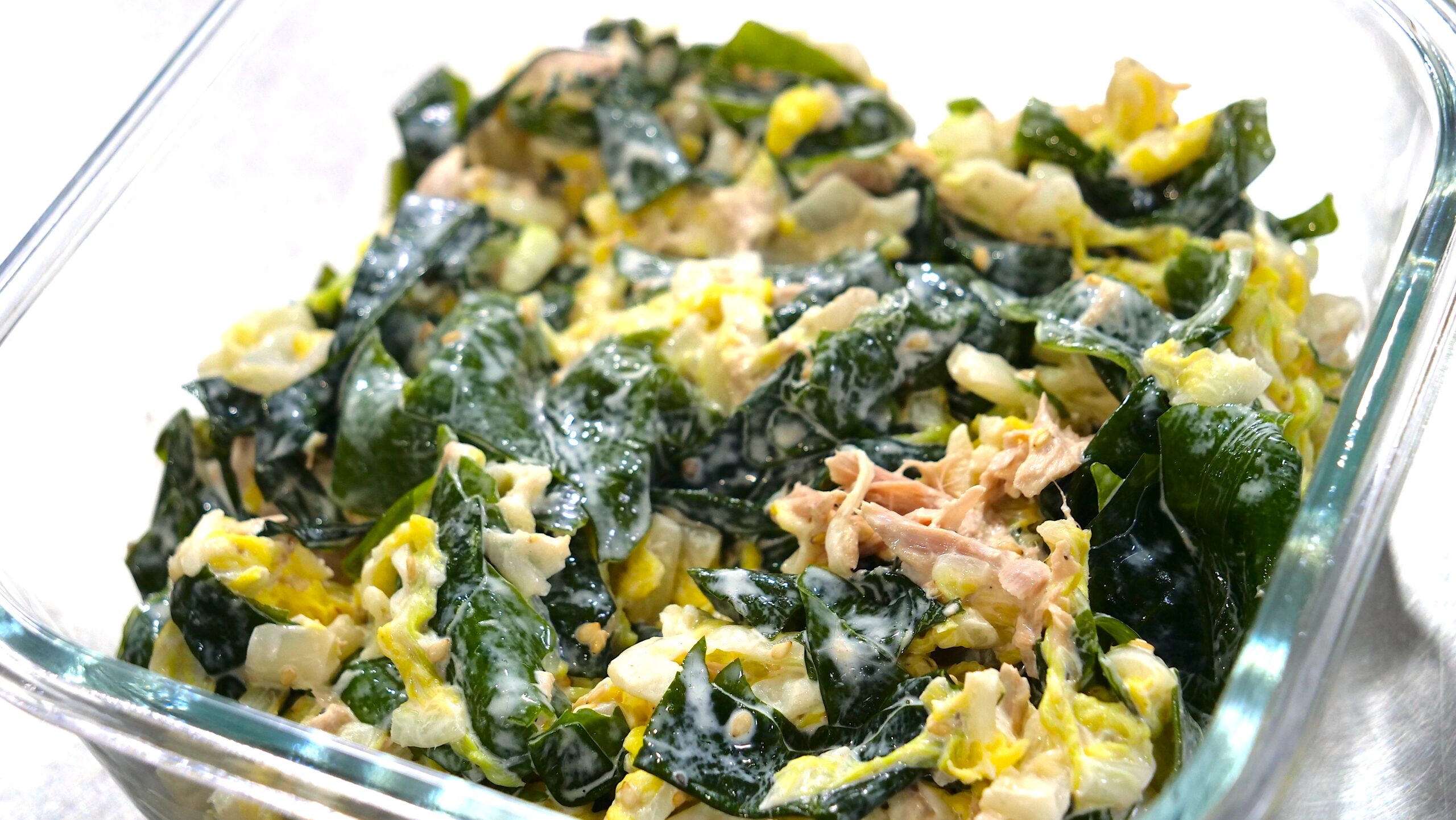 白菜のわかめサラダ