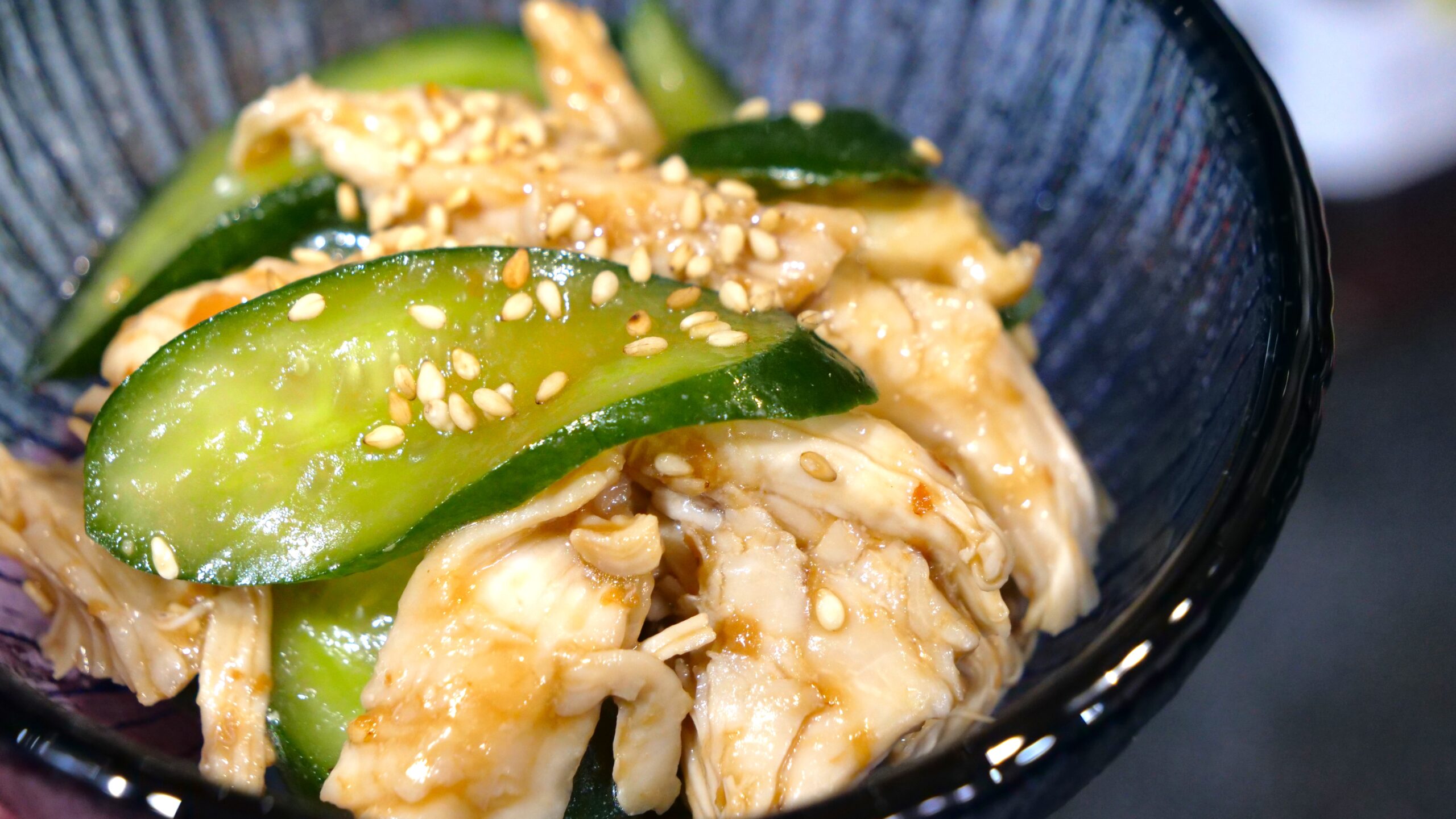 ささみのきゅうり梅肉サラダ