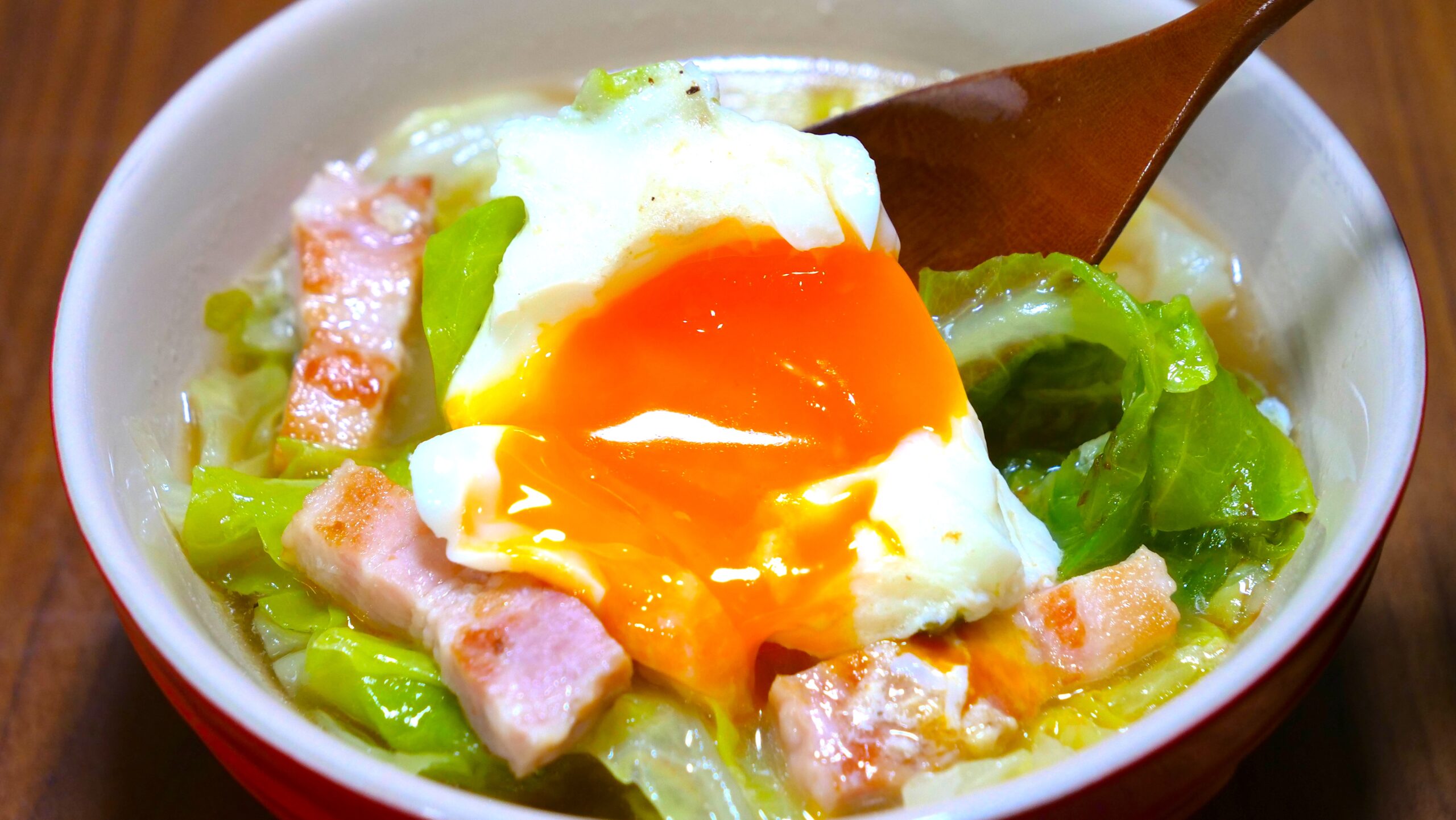 春キャベツの簡単スープ