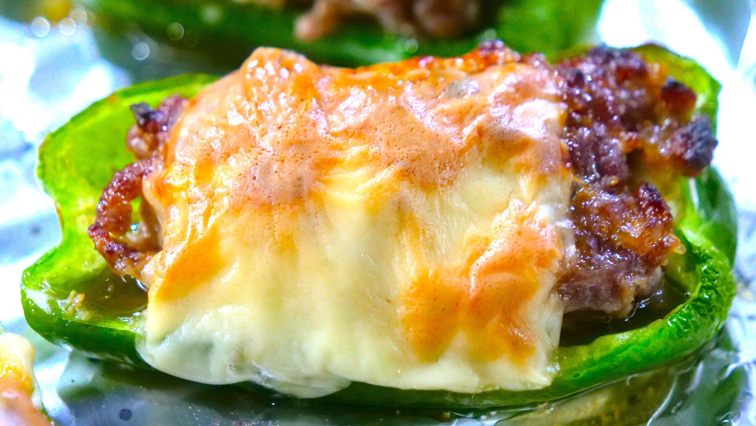 肉味噌チーズピーマン