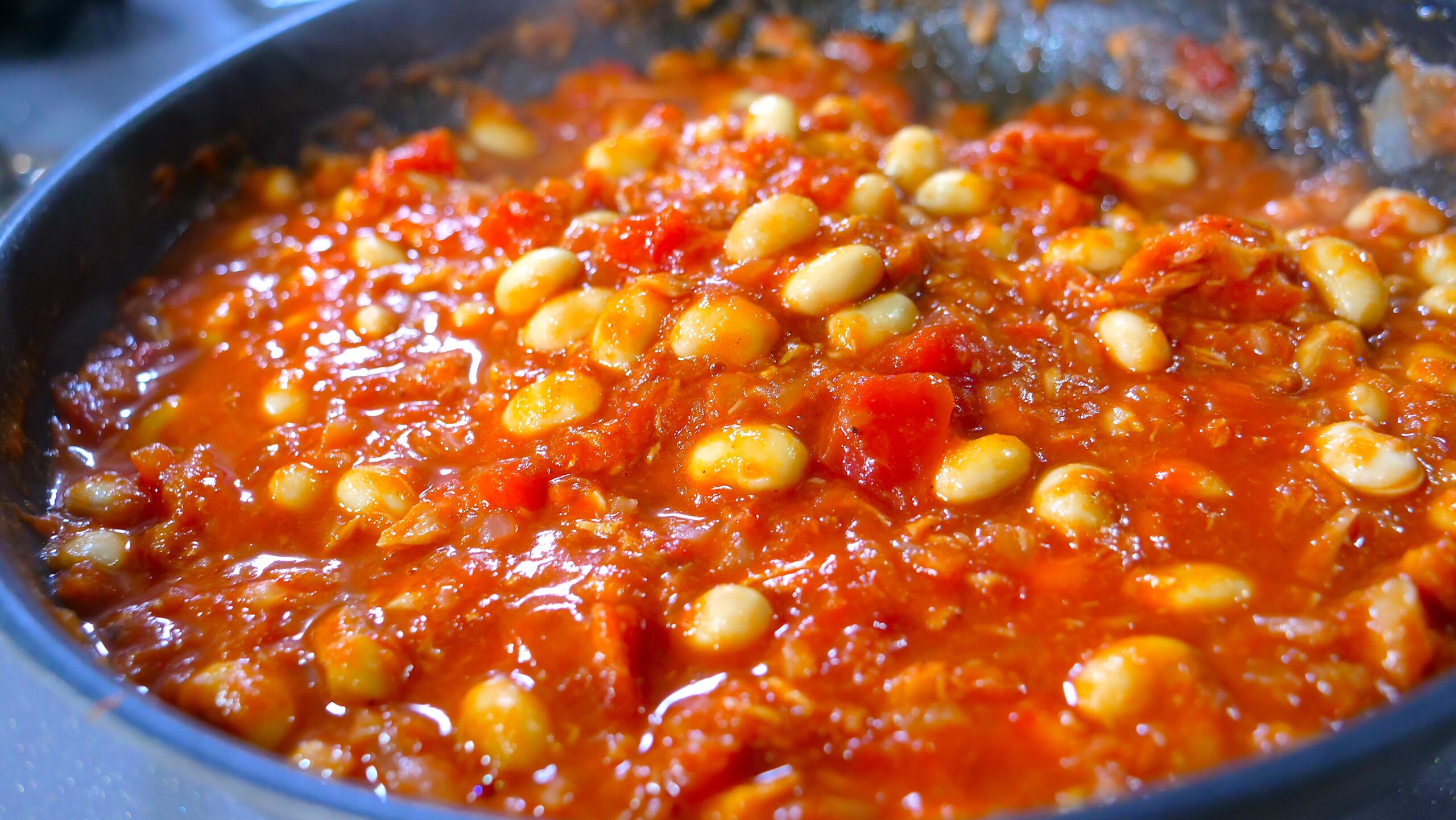 大豆とツナのチリコンカン