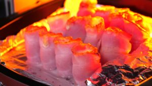 うずらのベーコンチーズ焼き