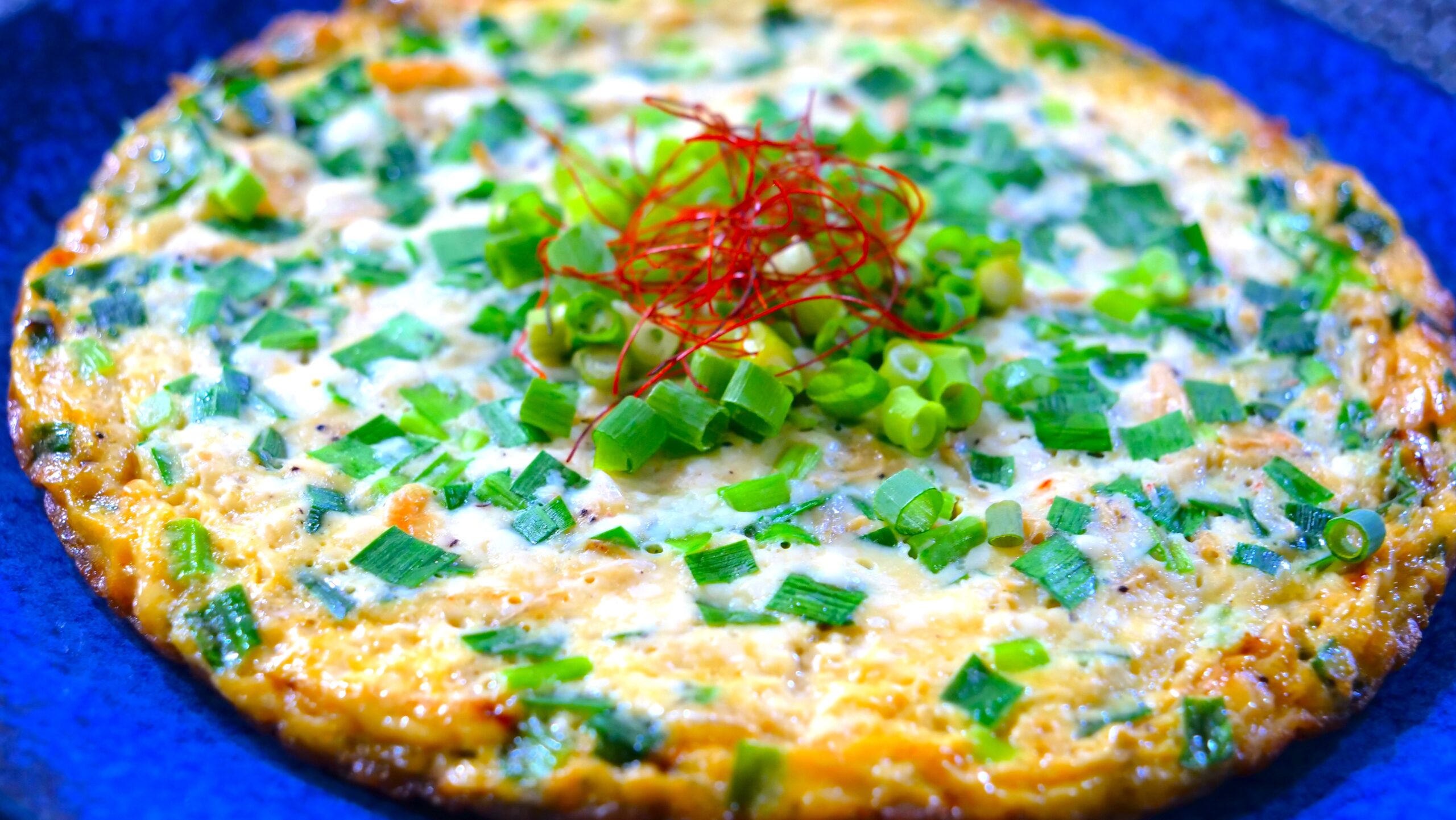 小エビの中華風オムレツ