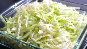 千切りキャベツ