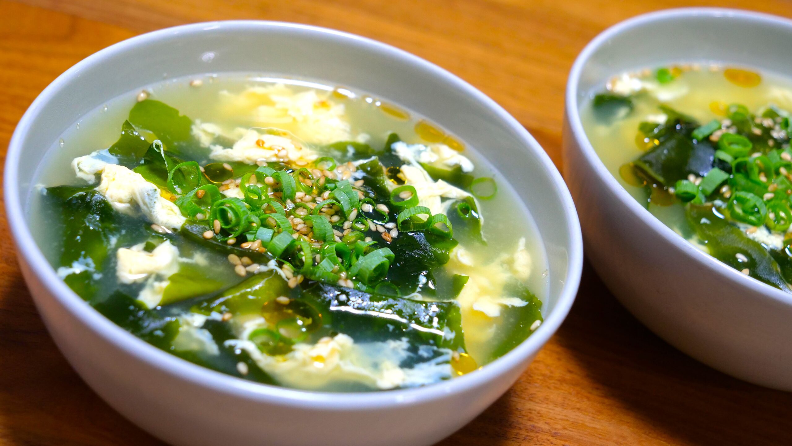わかめと卵の中華スープ